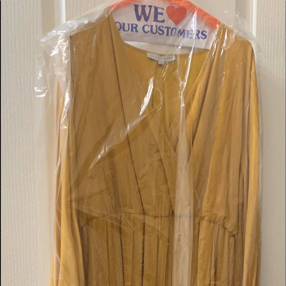 Mustard maxi dress